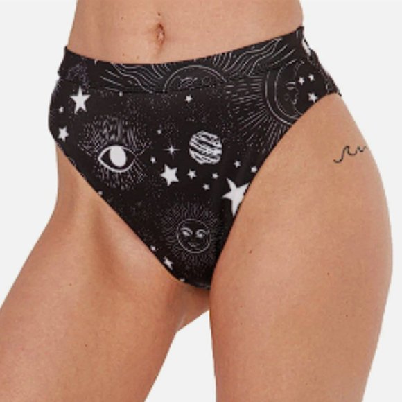 iHeartRaves Celestial High Cut Bottoms - Picture 3 of 7